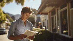 self-improvement for young men, young man reading a book