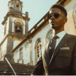 young black man walking up the Bom Jesus do Monte Church steps in Portugal | 5 Things to Start Doing This Year